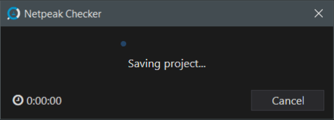Saving project preloader